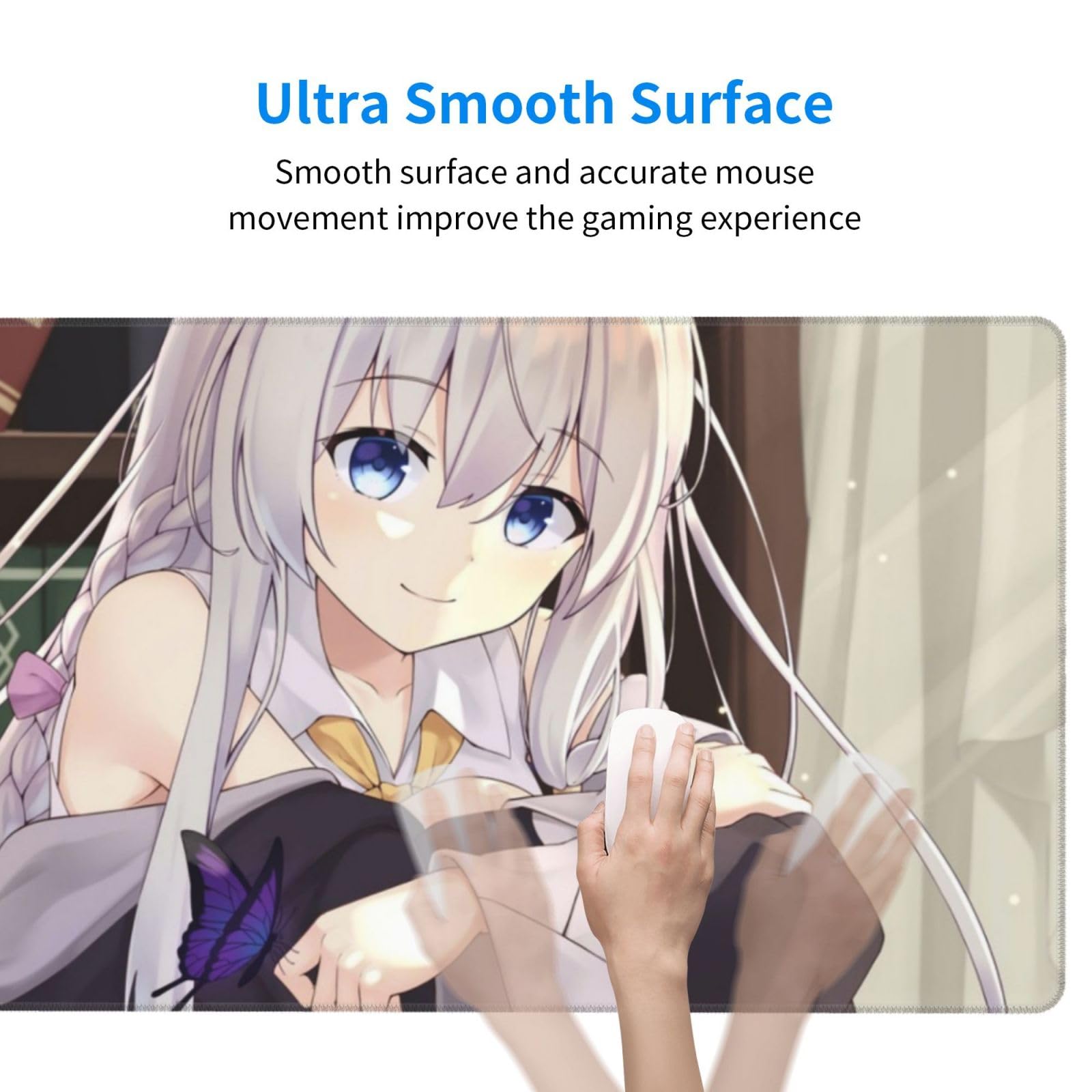 Amazon.co.jp：デスクマット 魔女の旅々 イレイナ 大型 デスクパッド